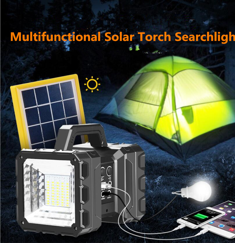 LED Solar Torch Searchlight